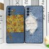 Retro Denim Pattern Soft Phone Case for Samsung A17 A37 A57 A16 A26 A36 A56 A15 A25 A35 A55 A14 A24 A34 A54 A13 A23 A33 A53 A52