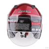 3/4 Open Helmet with Shield - Pick Size & Color