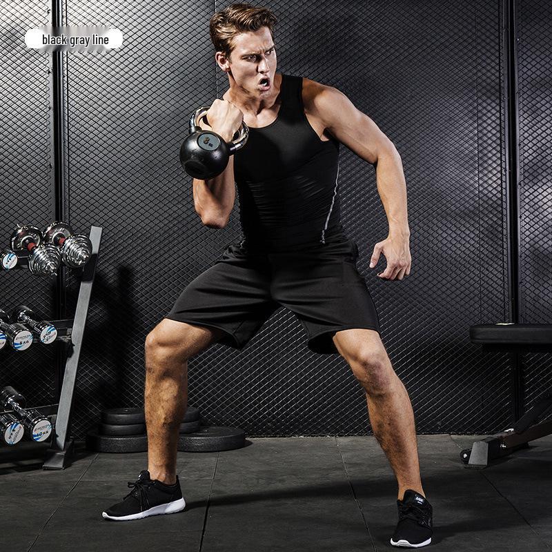 Men's Quick-Dry Sports Vest - Sleeveless Base Layer for Basketball, Running, and Training