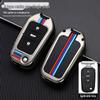 MG Car Genuine Leather Key Case for MG6, ZS Ruihang GT, MG3/5, and Rui Teng HS - Creative Key Bag with Buckle