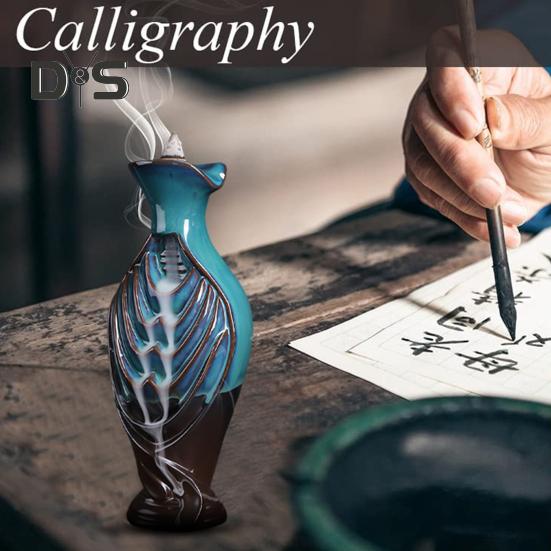 

Керамическая курильница с обратным потоком, нежная и полезная курильница с возвратным водопадом