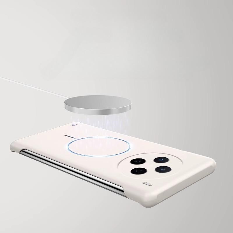 For Magsafe Frameless Phone Case for VIVO X200Pro Mini Matte Thin Hard Wireless Charging Magnetic Cover for VIVO X200 Ultra