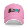Miami S Sandwiches Kappe Unisex Fitted Baseballkappen Hüte Atmungsaktive Polyester Sonnenhüte Sommerkappe