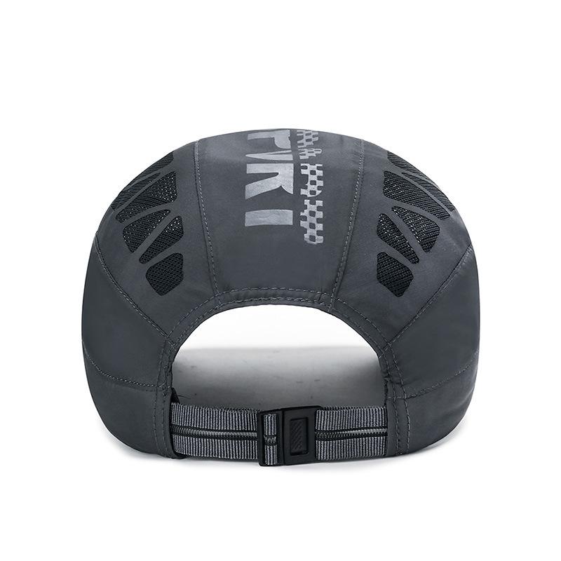 Summer Men's Quick-Dry Breathable Mesh Sports Cap with Sunshade and Sun Protection