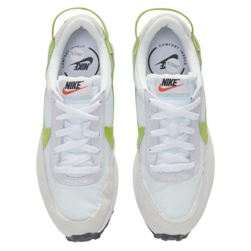 Nike Waffle Debut Summit White Atomic Green Women's Sneakers DH9523-101