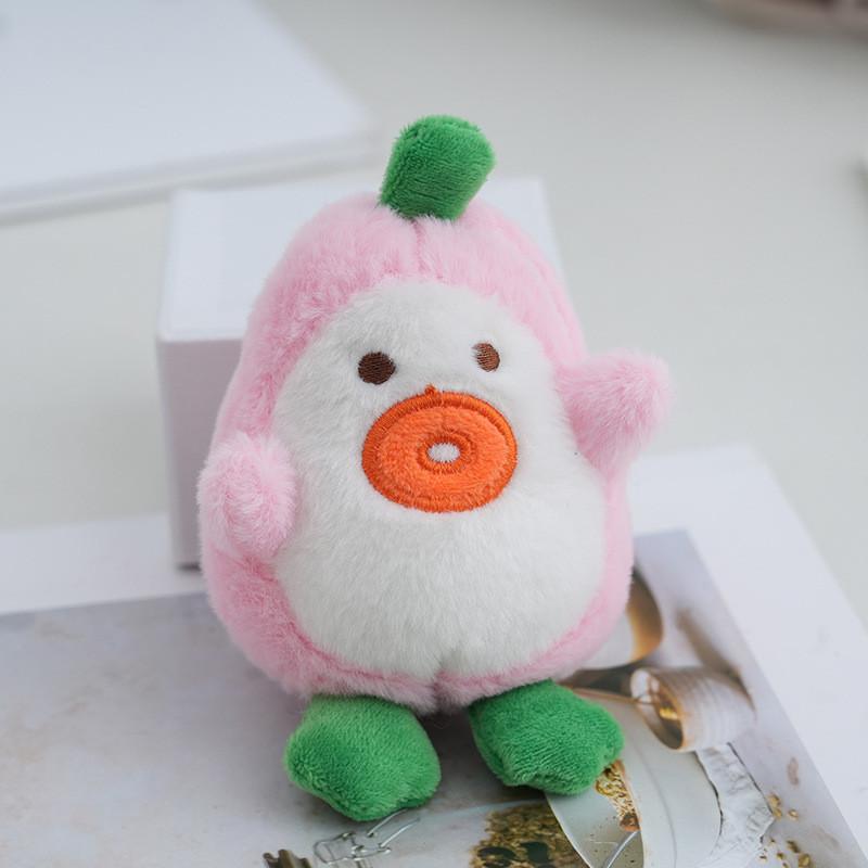 Cute Plush Keychain With Creative Design Perfect For Student Bookbag Accessories