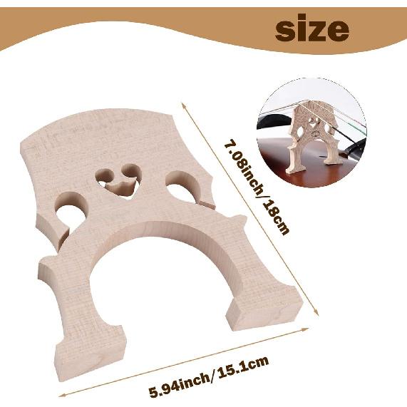 3/4 Regulated Double Bass Bridge Contrabass Bridge Upright Bass Bridge