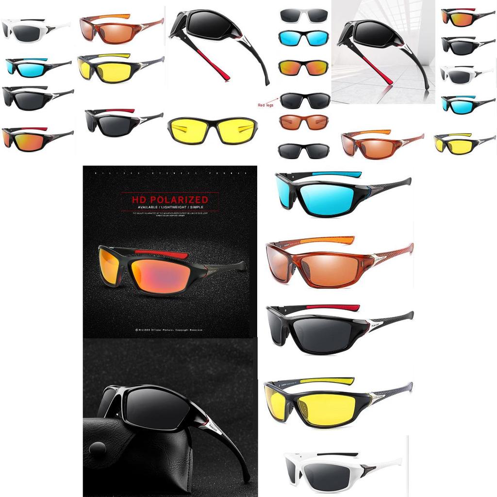 Gafas de Sol Para Hombres y Mujeres Con Estilo Cuadrado Retro Ideales Para Deportes**