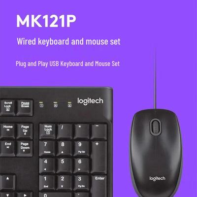 Logitech MK121P USB Wired Keyboard and Mouse Combo