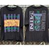 1995 Nine Inch Nails David Bowie The Outside Tour 2 Lados Preto Masculino Camisetas Manga Curta Homens Mulheres Verão Gola Redonda Algodão Camisetas