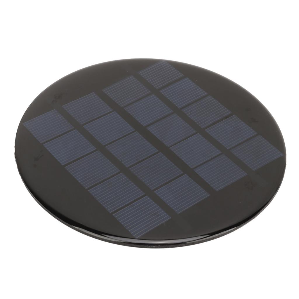 Mini Round Solar Cell Panel 1.1W 5V 120mm Rechargeable 3.7V Battery Small Polycrystalline Silicon
