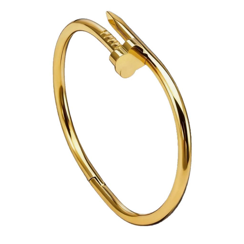 Bracelet Girls Niche Titanium Steel Jewelry Premium Sense Ins Wind Nail Opening Jewelry