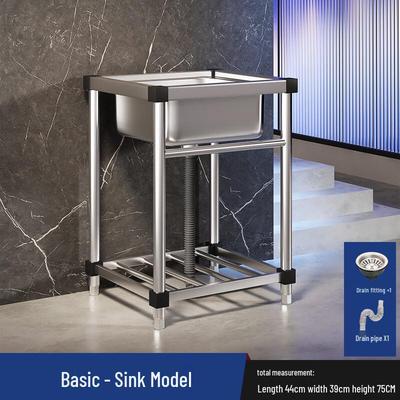 TLXT Commercial Stainless Steel Sink with Stand