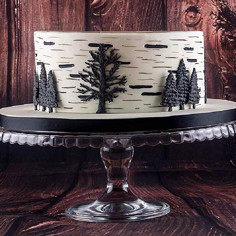 Julgran Silikonform Fondantform Tårtdekorationsverktyg Sugarcraft Choklad Gumpasteform