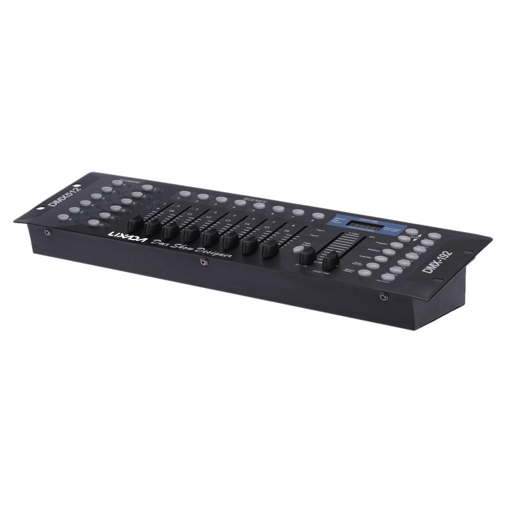 Console DMX 192 Canaux - Contrôleur Lumière Pour DJ, Scène, Discothèque - Alimentation 12V