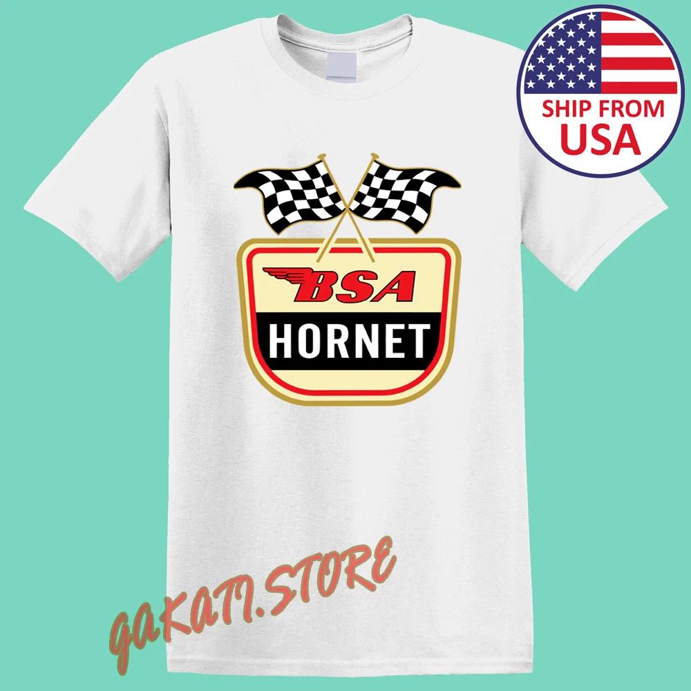 BSA Hornet Retro Motorcycle Men s White Size S-5XL 2XL