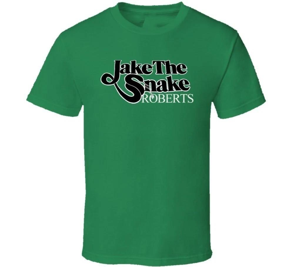 Vintage Wrestling Tee; Retro Snake Graphic Shirt; Green Unisex Top Unisex T-Shirt S