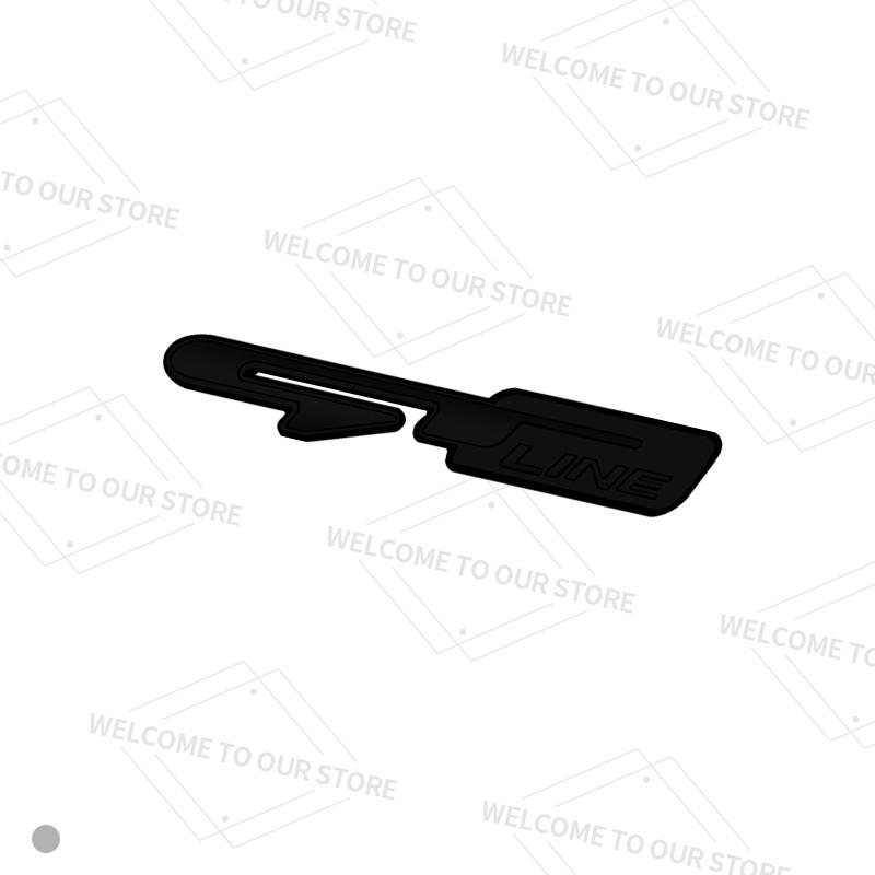 Comvhi1 GT Line Badge Auto Interior Metal Logo Emblem Car Steering Wheel Sticker For Kia Sorento Ceed Picanto Stinger Stonic K3 K7 K5 K9
