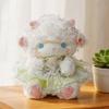 Sheep Plush Toy With Flower Pattern For Kids Gift Soft Cotton Stuffed Animal For Children