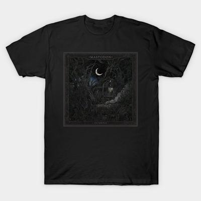 Asian Size Men Print T-shirt Mastodon - Cold Dark Place Album 2017 No-Cut Heat Transfer Print Cotton Tshirt