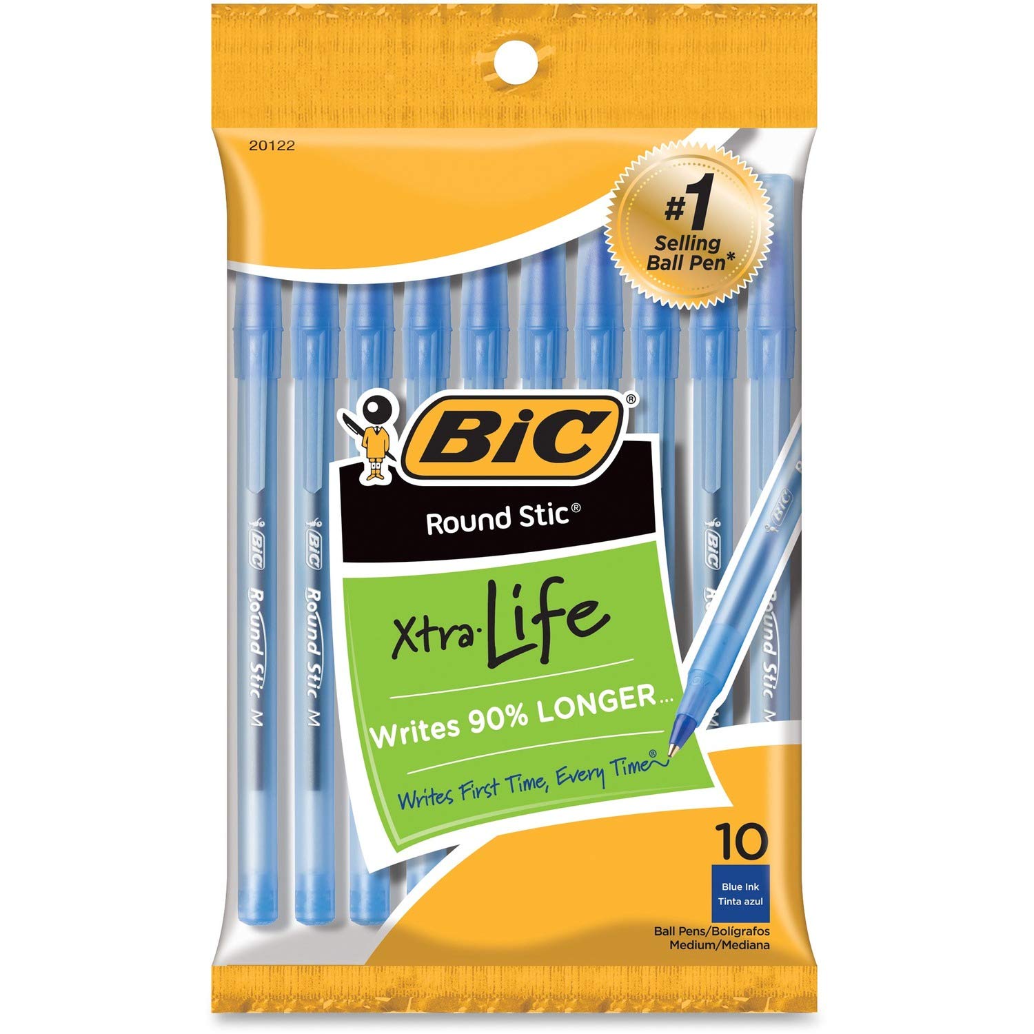 

Bic CorporationGSMP101BLUBIC Medium Stic BLUE ROUND STIC PEN Pen-10PK (item)