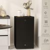 91L Freestanding Under-Counter Fridge with Lock - Black
