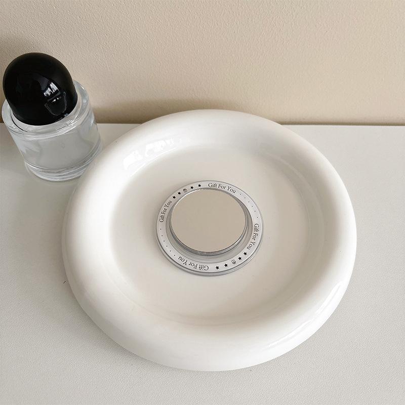 

Magnetic Suction Creative Acrylic Mirror Mobile Phone Airbag Bracket Love Round Retractable Portable Makeup Mirror Makeup Mirror