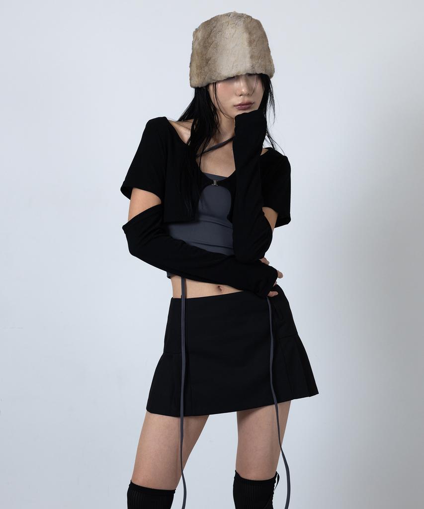 Assei Fluffy Bucket Hat (Black)
