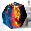1pc Michael Jackson Automatic Folding Umbrella, Portable Collapsible Design, Casual Outdoor Accessory L1202019