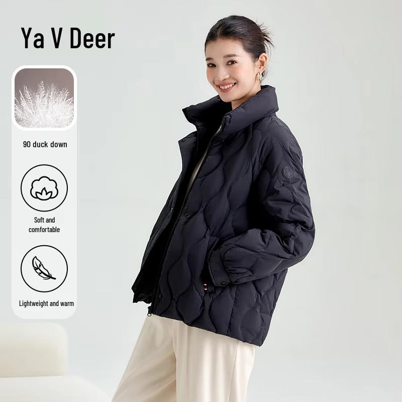 

Женская легкая стеганая куртка Yalulu с воротником-стойкой L