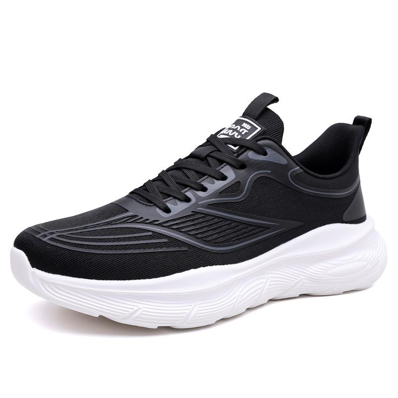 Men's shoes summer 2025 new mesh hollow breathable lightweight running shoes student casual shoes 2025