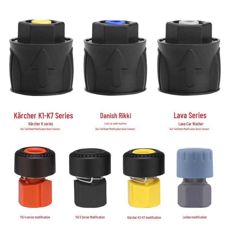 High-Pressure Foam Car Wash Gun with Self-Locking Spray Nozzle and Big Mouth Pot