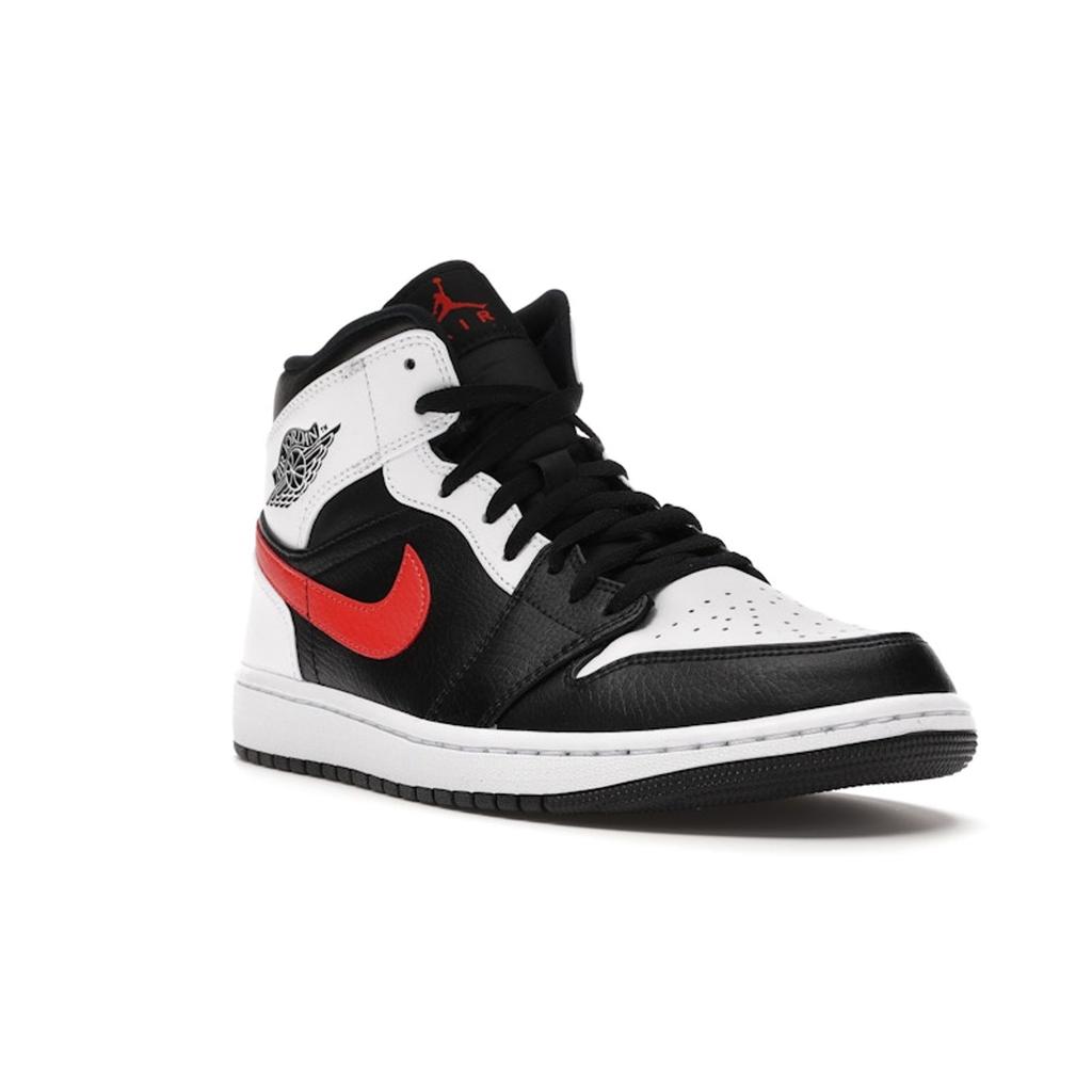 Air Jordan 1 Mid Chile Red Unisex Sneakers White Black 554724-075