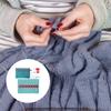 10Pairs Aluminum Knitting Needle 2.75-6.0mm Interchangeable Circular Knitting Needle Set with PU Binder for Crocheting