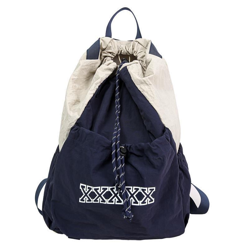 Outdoor Sports Lightweight Drawstring Backpack Men's And Women's Bags Mountaineering Bag Student Class Bag