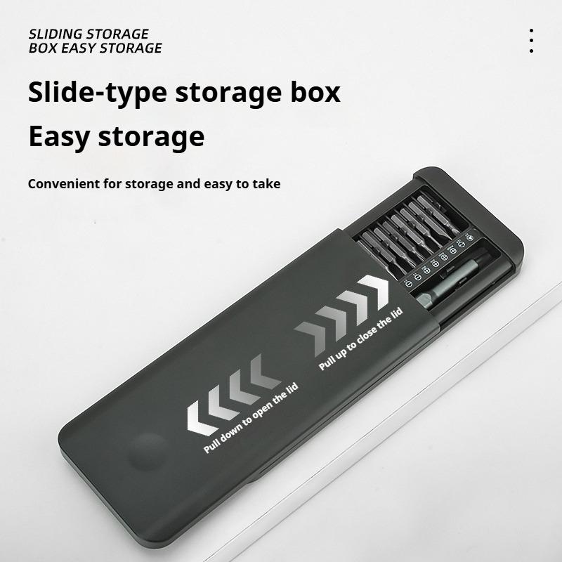 Multifunctional Precision Screwdriver Computer Eyeglasses Cell Phone Repair Tools Set of 26 Pcs 4mm Bits