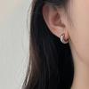 Golden Golden Ear Clip Without Piercing Women's New Simple Ring Ear Clip Ear Earrings