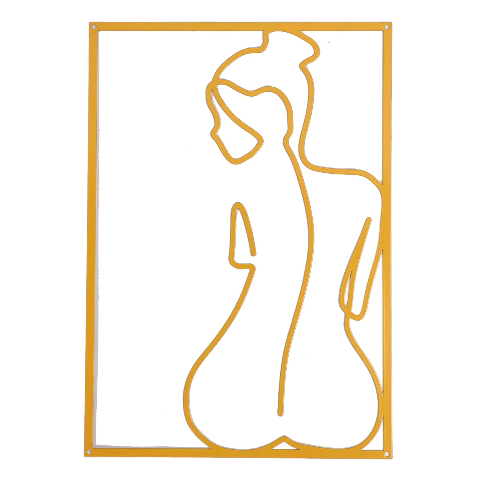 

Жіноче художнє оформлення стін Мінімалістичне сучасне залізне мистецтво Інноваційна металева лінія Настінний декор для Livin A