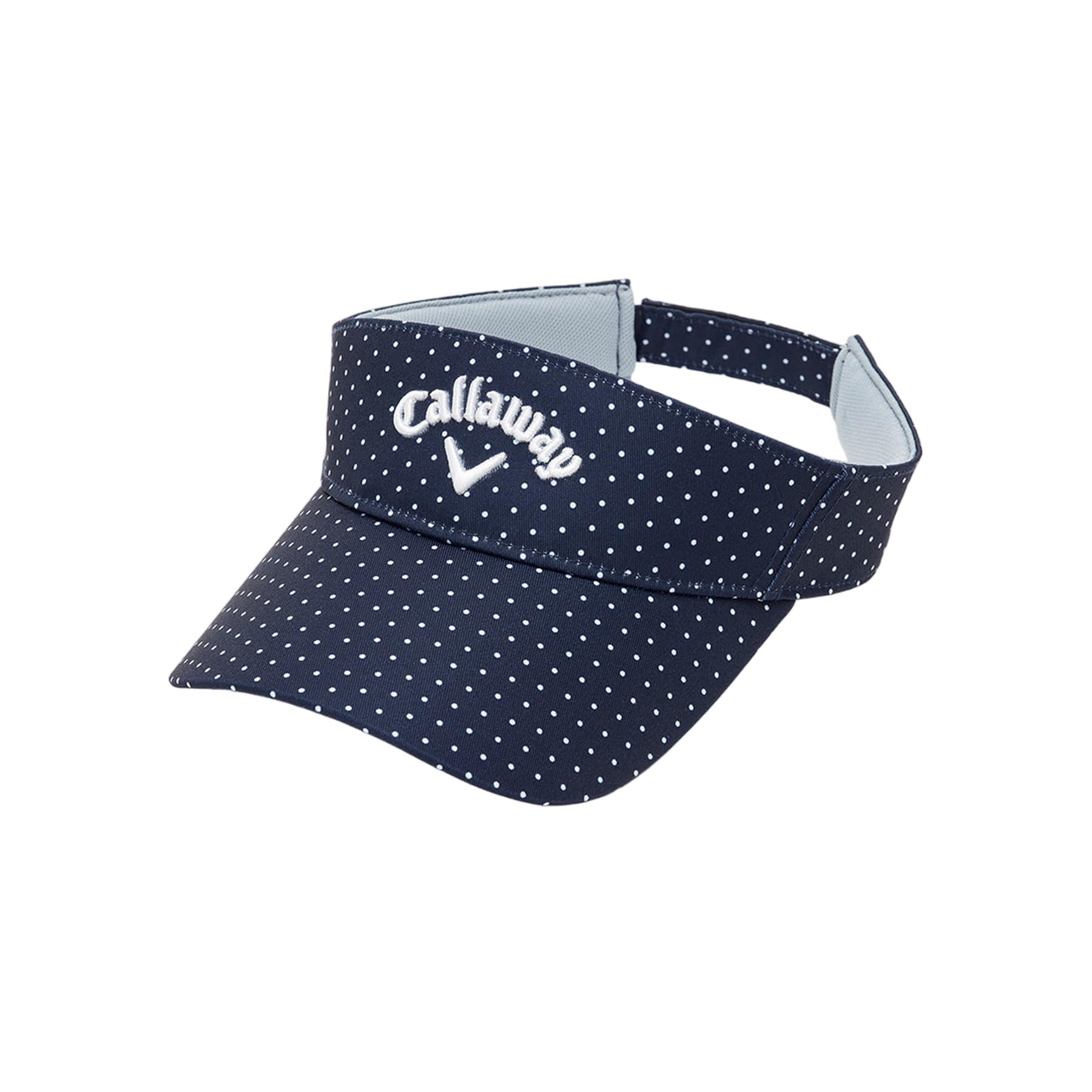 

[Callaway] Женский солнцезащитный козырек (Узор в горошек, Размер регулируется) Кепка для гольфа C24291208 1120Темно-синий