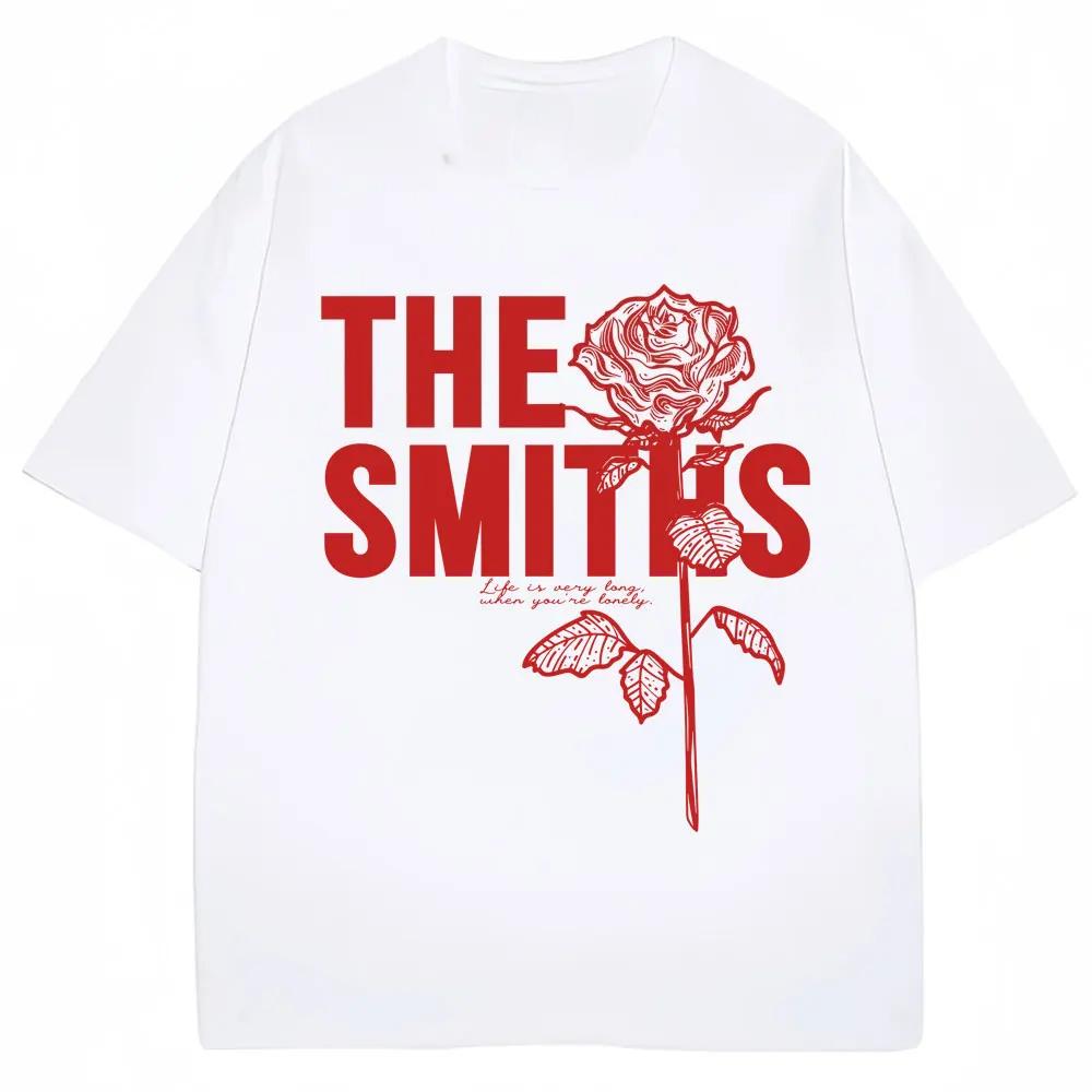 Rock Band The Smiths Grafik T-Shirt Herren Damen Mode Hip Hop Vintage Harajuku T-Shirts Übergroß Lässig Baumwolle T-Shirts Streetwear