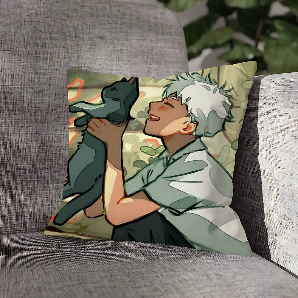 The S-Summer H-Hikaru Died Pillow Case For Sofa Decor Car Office Room Printing Cushion Cover Decorations and Protector