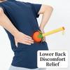 1PC Handheld Ai Cao Meridian Massage Hammer Persimmon-Shaped for Full Body Therapy - Neck Shoulder Relief