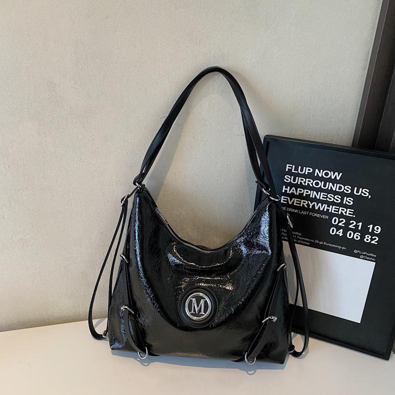 

Large-capacity bag women s new fashionable multi-purpose backpack student class commuting tote bag чорний