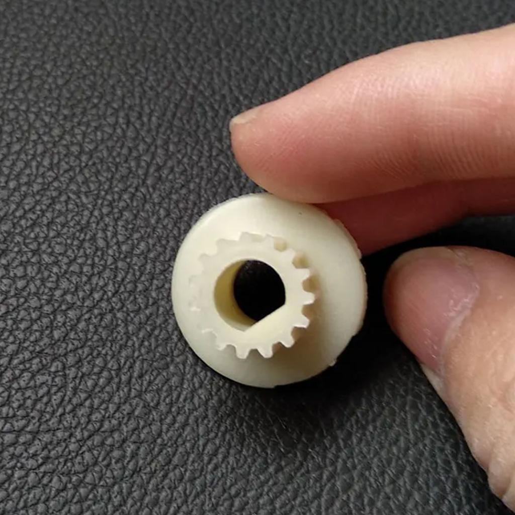 10PCS Bread Machine Motor Transmission Kit 15 Teeth Bread Maker Gear Motor Drive Gear Belt Drive Pulley Plastic Material