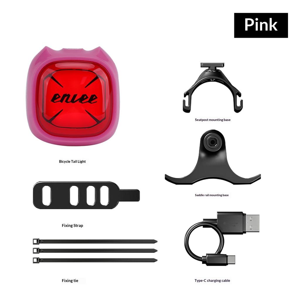 ENLEE Bicycle Expression Sensor Tail Light Road Bike Night Riding Creative Warning Light