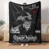 Name Custom Lil Wayne Print Flannel Blanket High Quality Warm Comfortable Cover for All Seasons Perfect for Gifts Home Decor