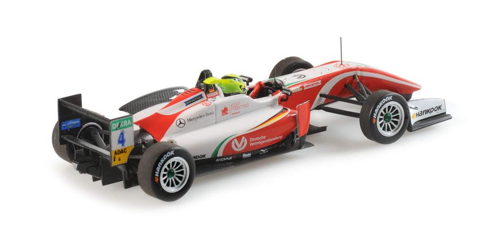 Minichamps scale resin model of Prema Theodore Racing Dallara Mercedes 2018 F3 European Champion Mick 1/43 F317, #4 Schumacher.