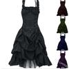 Lolita Cos Costume Gothic Slim Fit Slim Looking Asymmetrical Design Bandage Girdle Dress Strapless Dress Dress