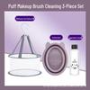 Customized Cross-border Makeup Brush and Sponge Cleaner Set - Folding Silicone Wash Brush 