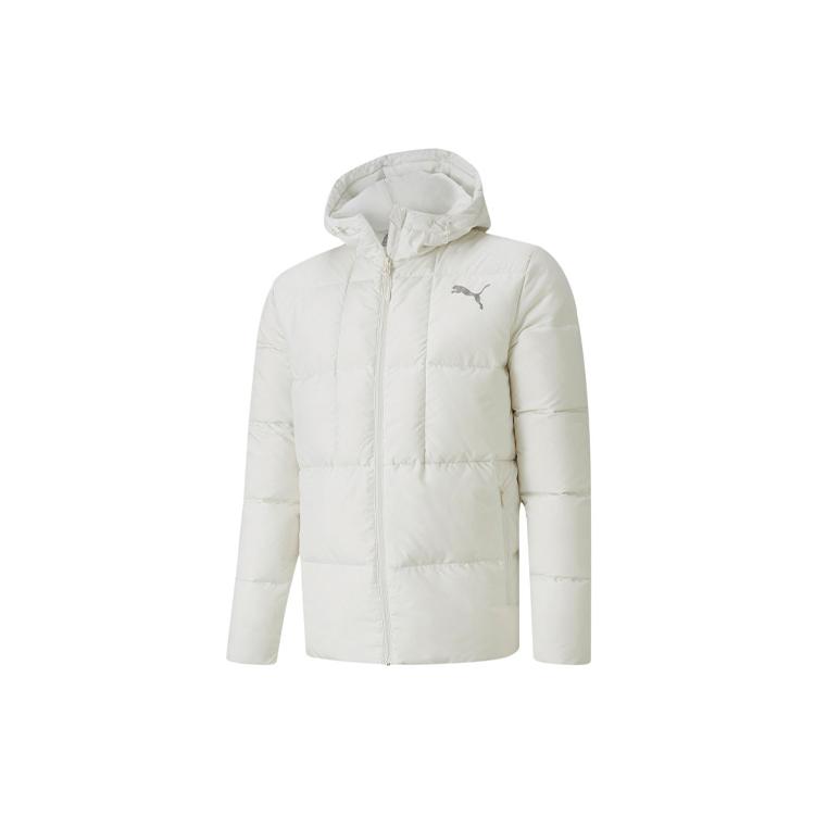 PUMA Down Jackets Men's Smoke Gray Hooded Moderate Other 585534-05
